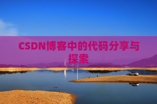 CSDN博客中的代码分享与探索 CSDN博客中的代码分享与探索